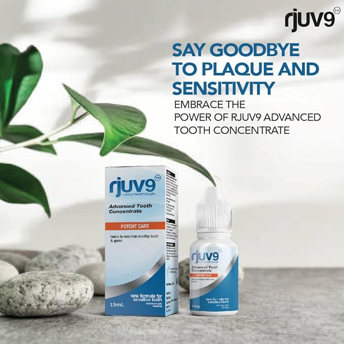 Replace Your Chemical Toothpaste, Advanced Tooth Concentrate, Controls Gum Bleeding, Prevents Teeth Sensitivity and Reduces Harmful Bacteria (15ml)